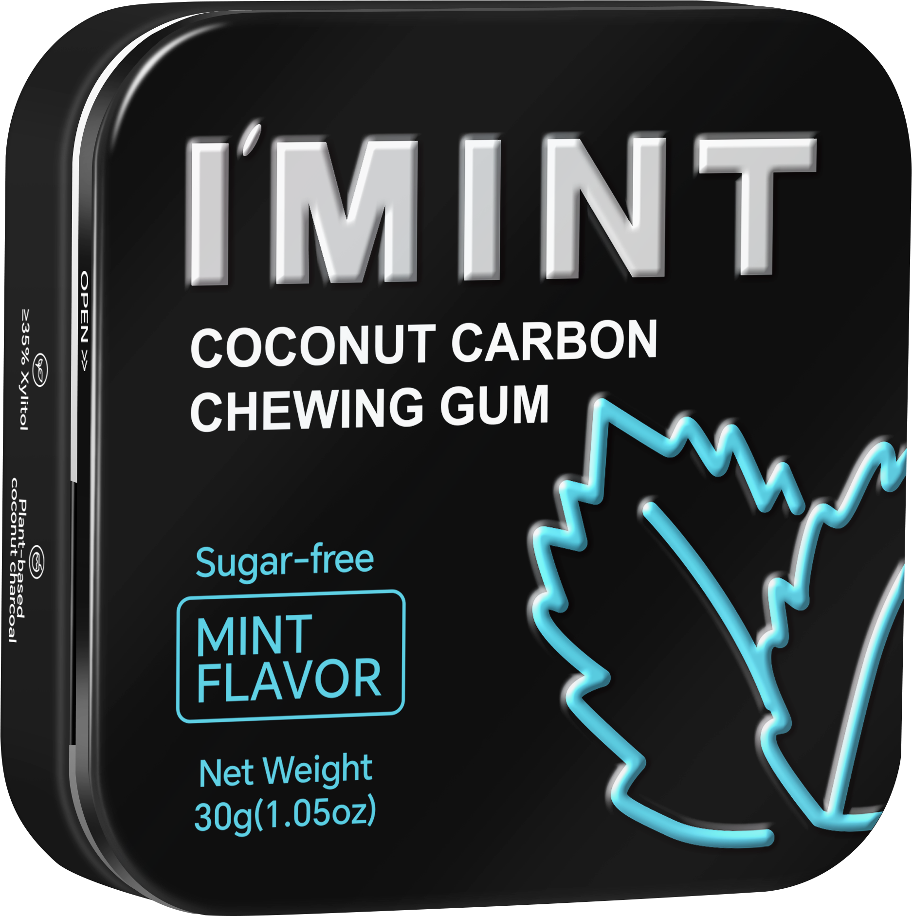 I'MINT Coconut Carbon Chewing Gum(Mint Flavor) 30g