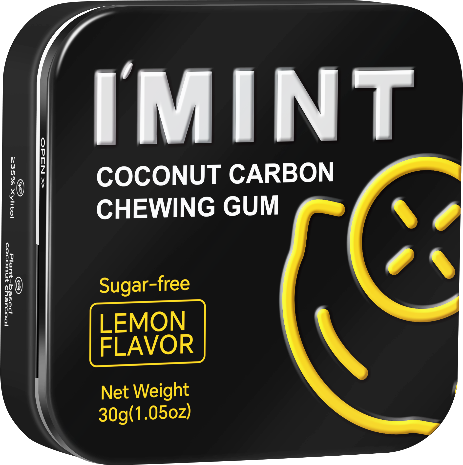 I'MINT Coconut Carbon Chewing Gum(Lemon Flavor) 30g