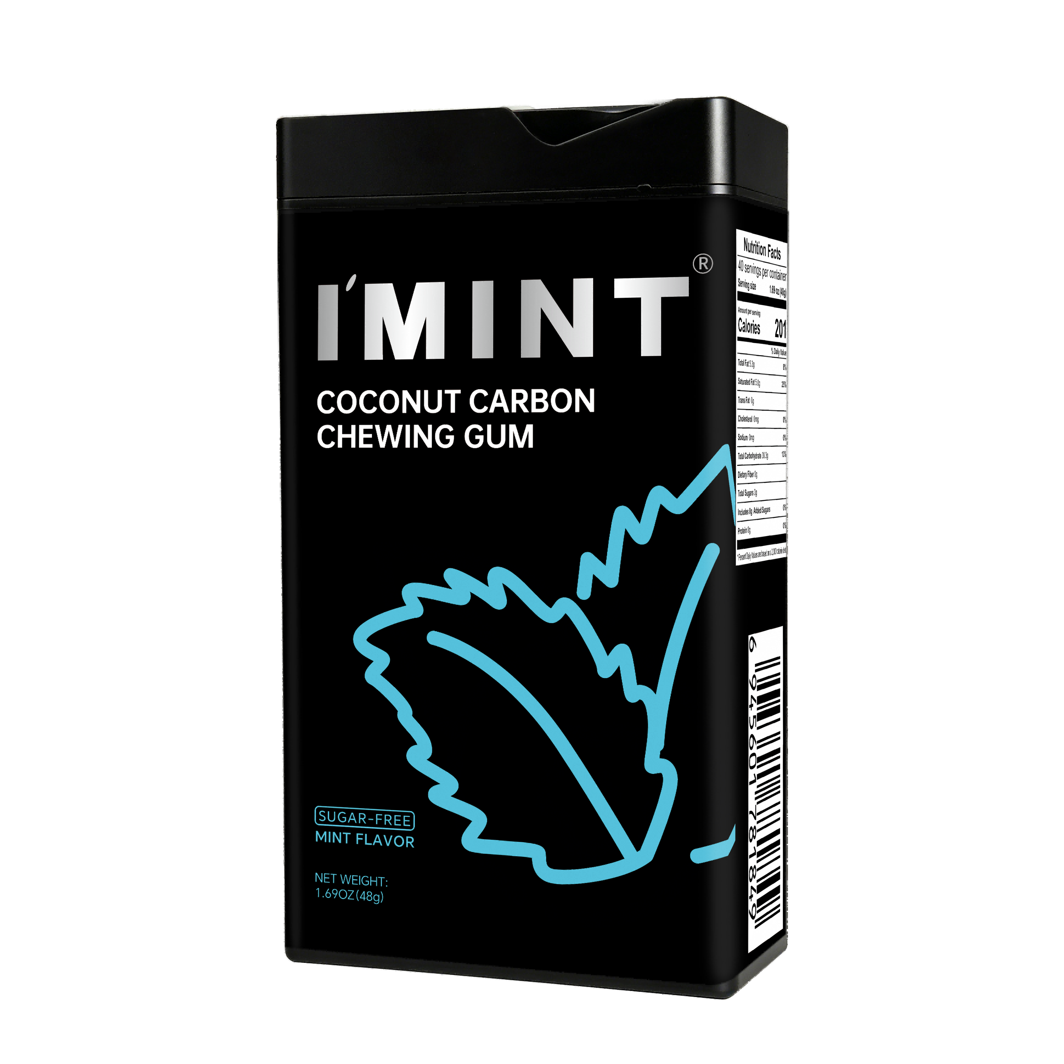 I'MINT Coconut Carbon Chewing Gum(Mint Flavor) 48g