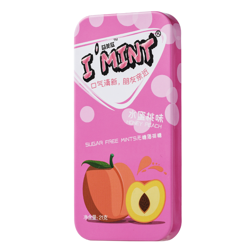 I'MINT Sugar-free Mints (Honey Peach) 21g